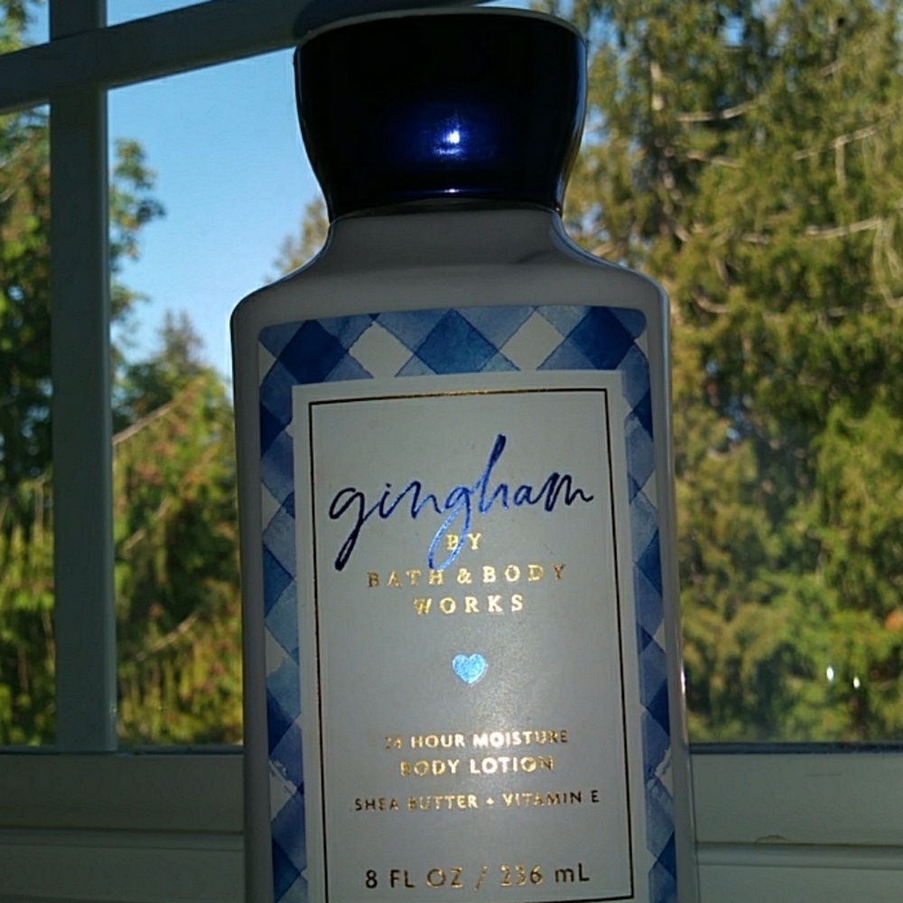Bath and body works gingham